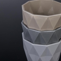 Кашпо для цветов «Лофт», пластик, 400 мл, цвет МИКС Кашпо для цветов «Лофт», пластик, 400 мл, цвет МИКС