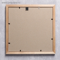 Фоторамка сосна с20 махагон 25х25 см (пластиковый экран)