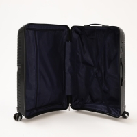 Чемодан большой 100 л (L), отдел на молнии, кодовый замок, 4 колеса, цвет чёрный Чемодан большой 100 л (L), отдел на молнии, кодовый замок, 4 колеса, цвет чёрный