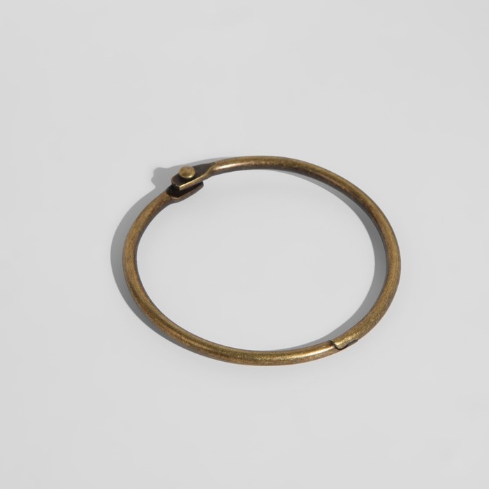 Кольцо для карниза, разъёмное, d = 50/56 мм, 10 шт, цвет бронзовый Кольцо для карниза, разъёмное, d = 50/56 мм, 10 шт, цвет бронзовый