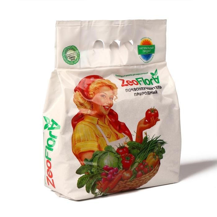 Субстрат осадочный минеральный ZeoFlora, цеолит, почвоулучшитель для растений, 5 л, фракция 1-3 мм Субстрат осадочный минеральный ZeoFlora, цеолит, почвоулучшитель для растений, 5 л, фракция 1-3 мм