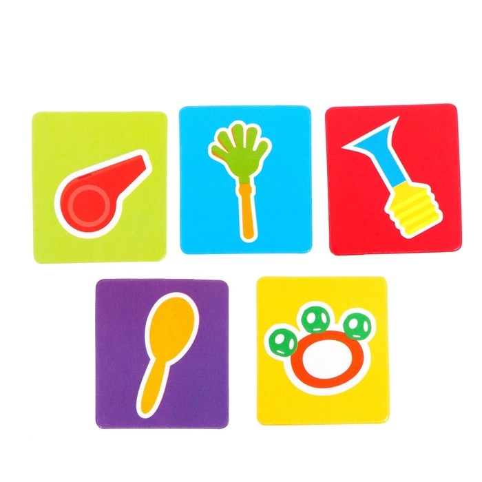 Развивающий набор «Весёлые звуки», свисток, маракас, трещотка, браслет, клаксон Развивающий набор «Весёлые звуки», свисток, маракас, трещотка, браслет, клаксон