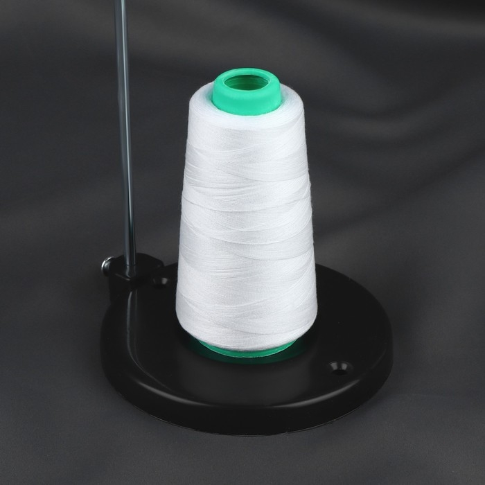 Органайзер-стойка для ниток, на подставке, 41 &times; 12 &times; 12 см, цвет чёрный