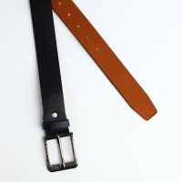 Ремень мужской, ширина 3,5 см, винт, пряжка металл, цвет чёрный Ремень мужской, ширина 3,5 см, винт, пряжка металл, цвет чёрный