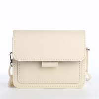 Сумка женская-мессенджер, 17х14х6 см, цвет бежевый Сумка женская-мессенджер, 17х14х6 см, цвет бежевый