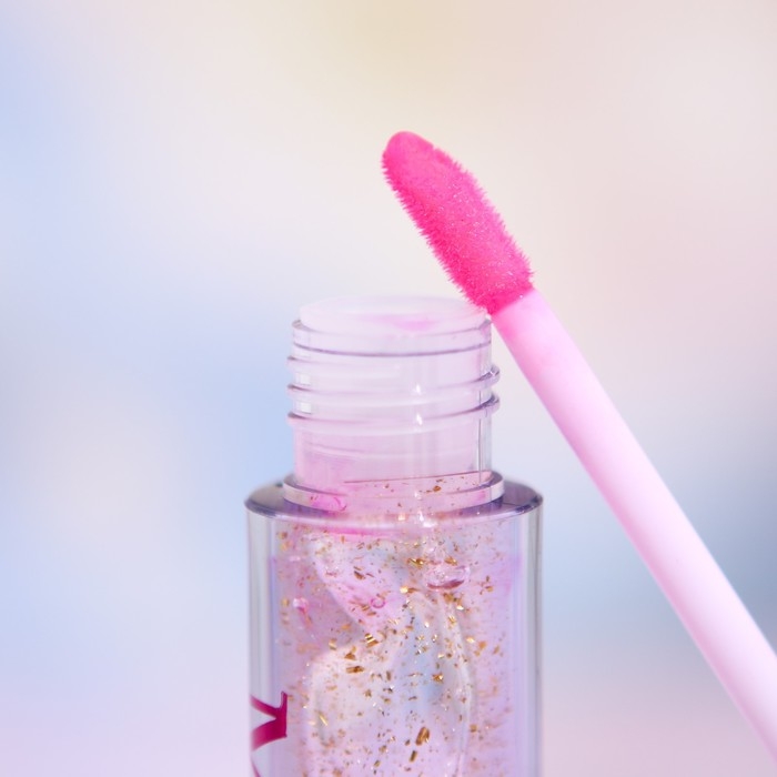 Блеск для губ с блёстками