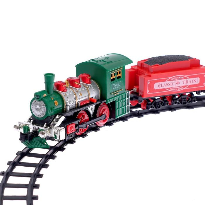 Железная дорога &laquo;Классик&raquo;, со световыми, звуковыми и дымовыми эффектами, протяжённость пути 2,88 м