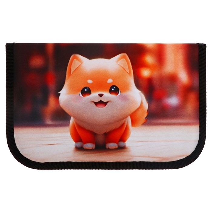 Пенал 1 секция, 130 х 210 х 40 мм, 2 откидные планки, тканевый, Calligrata TOP, Content Пенал 1 секция, 130 х 210 х 40 мм, 2 откидные планки, тканевый, Calligrata TOP, Content "Сиба"