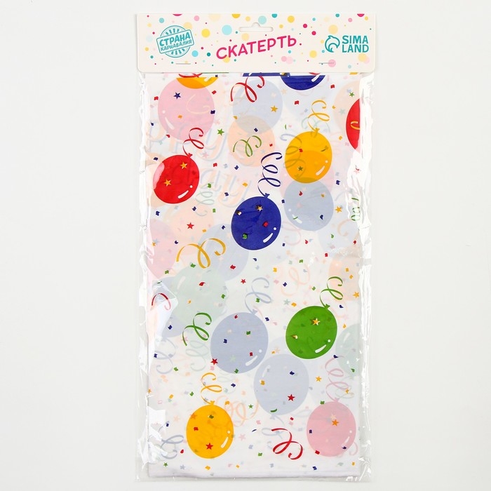 Скатерть &laquo;Воздушные шары&raquo;, 137х274 см.