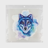 Термотрансфер &laquo;Волк&raquo;, 17 &times; 19 см, цена за 1 лист