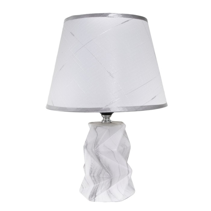 Лампа настольная 16861/1 40Вт Е27 белый 22,5х22,5х32,5 см RISALUX