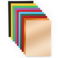 Картон цветной с блёстками, А4, 10 листов, 10 цветов, немелованный, двусторонний, в папке, 250 г/м², Смешарики Картон цветной с блёстками, А4, 10 листов, 10 цветов, немелованный, двусторонний, в папке, 250 г/м², Смешарики