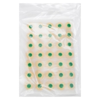 Аппликатор "Кузнецова", 70 колючек, спантекс, 23х32 см, жёлтый. Аппликатор "Кузнецова", 70 колючек, спантекс, 23х32 см, жёлтый.