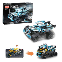 Конструктор с инерционным механизмом &laquo;Трюковый джип&raquo;, 142 детали