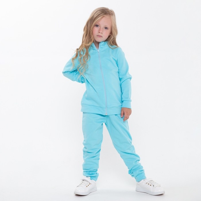 Костюм (джемпер, брюки) детский НАЧЁС, цвет бирюзовый, рост 92 см Костюм (джемпер, брюки) детский НАЧЁС, цвет бирюзовый, рост 92 см