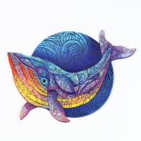 Пазлы деревянные фигурные &laquo;Кит&raquo;, 165 элементов