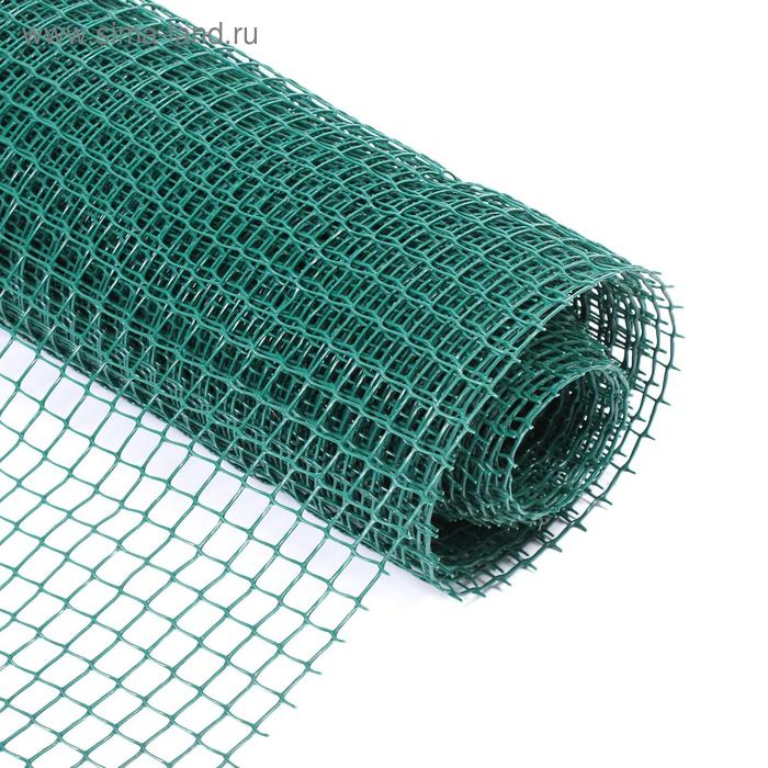 Сетка садовая, 1 × 10 м, ячейка ромб 15 × 15 мм, пластиковая, зелёная, Greengo Сетка садовая, 1 × 10 м, ячейка ромб 15 × 15 мм, пластиковая, зелёная, Greengo