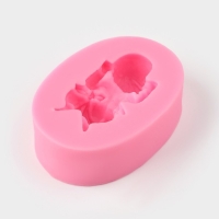 Молд «Малыш», силикон, 6×4×2 см, цвет розовый Молд «Малыш», силикон, 6×4×2 см, цвет розовый