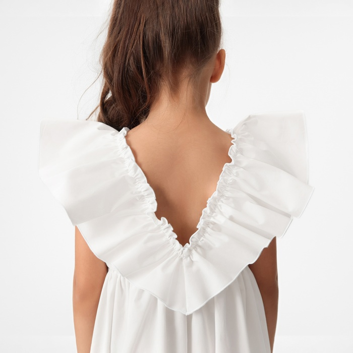 Платье детское KAFTAN &laquo;Бабочка&raquo;, р. 32 (110-116), белый