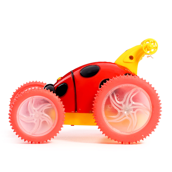 Машина-перевёртыш «Божья коровка», радиоуправляемая, световые эффекты, цвет красный Машина-перевёртыш «Божья коровка», радиоуправляемая, световые эффекты, цвет красный
