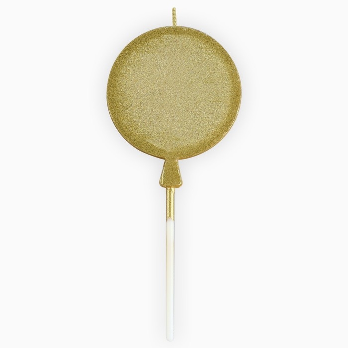 Свеча для торта «С днем рождения» золотая, 5,5 х 12 см Свеча для торта «С днем рождения» золотая, 5,5 х 12 см