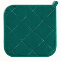 Прихватка "Сhristmas greetings", 19х19 см, цвет МИКС, саржа,100% х/л, ватин 250г/м2