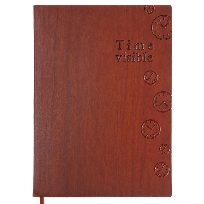 Ежедневник недатированный А6, 100 листов в линейку, обложка пвх, МИКС Ежедневник недатированный А6, 100 листов в линейку, обложка пвх, МИКС