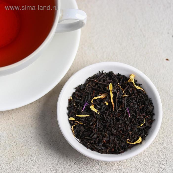 Чай чёрный &laquo;С днем рождения&raquo;, бергамот и лепестки василька, 20 г.