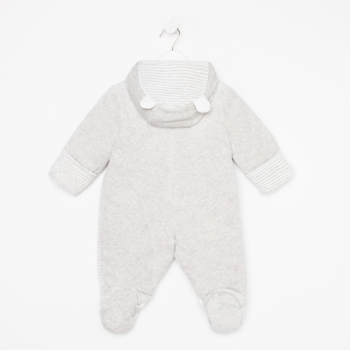 Комбинезон для мальчика, рост 74 см, цвет серый