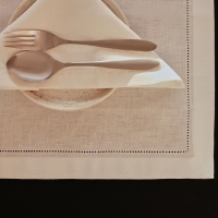 Дорожка с мережкой SL HOME Fiesta 30х60см.-1 шт, лен 48%, хл 52%, 206 гр/м2 Дорожка с мережкой SL HOME Fiesta 30х60см.-1 шт, лен 48%, хл 52%, 206 гр/м2