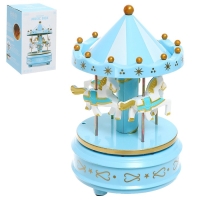 Заводная музыкальная игрушка &laquo;Карусель&raquo;, цвета МИКС