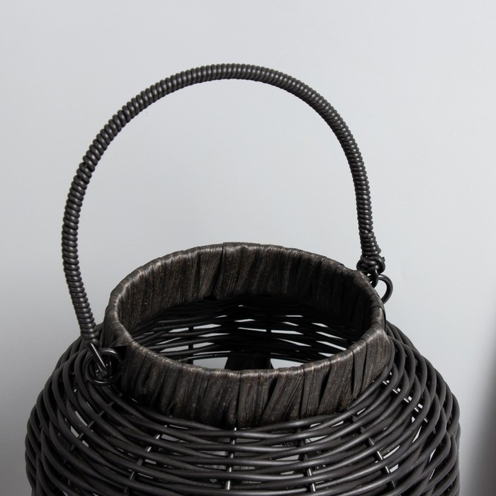 Настольная лампа "Арона" Е27 15Вт черный 21х21х30 см RISALUX