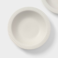 Тарелки Magistro Jarwah Lausanne, 550 мл, 21,3&times;4 см, глубокие, набор 2 шт, фарфор, серые