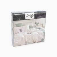 Постельное бельё LoveLife 1,5сп "Ветки", 143*215см,150*225см,50*70см-2шт,100%хлопок, сатин, 125г/м&sup2;