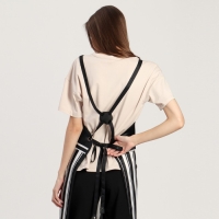 Фартук для мастера, цвет чёрный/белый Фартук для мастера, цвет чёрный/белый