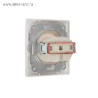 Розетка Smartbuy "Венера", 10 А, одноместная, скрытая, без з/к, керамика, белая Розетка Smartbuy "Венера", 10 А, одноместная, скрытая, без з/к, керамика, белая