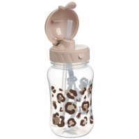 Поильник-непроливайка с трубочкой,от 9 мес., 270 мл., «Леопард», M&B Поильник-непроливайка с трубочкой,от 9 мес., 270 мл., «Леопард», M&B
