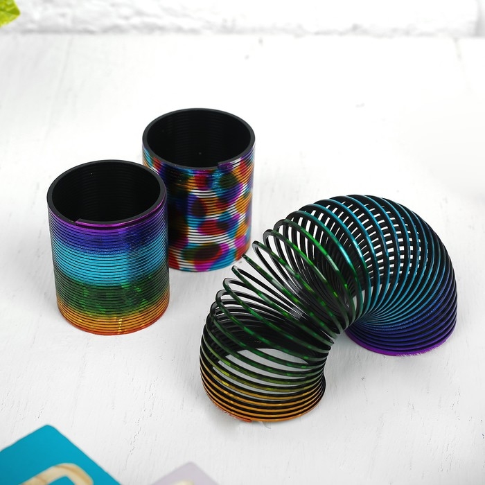 Пружинка-радуга &laquo;Блеск&raquo;, цвета МИКС