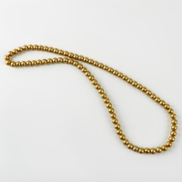 Бусины из стекла, набор 78 шт., размер 1 шт. — 10 мм, цвет жёлтое золото Бусины из стекла, набор 78 шт., размер 1 шт. — 10 мм, цвет жёлтое золото