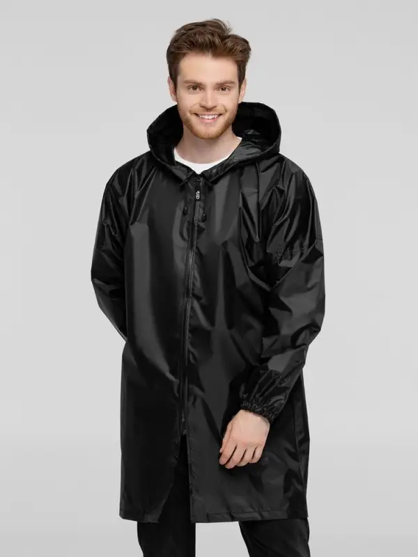 Дождевик &laquo;Дерзость и расчет&raquo;, черный, размер S