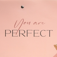 Пакет подарочный, упаковка, &laquo;Ты идеальна&raquo;, 30 х 20 х 10 см