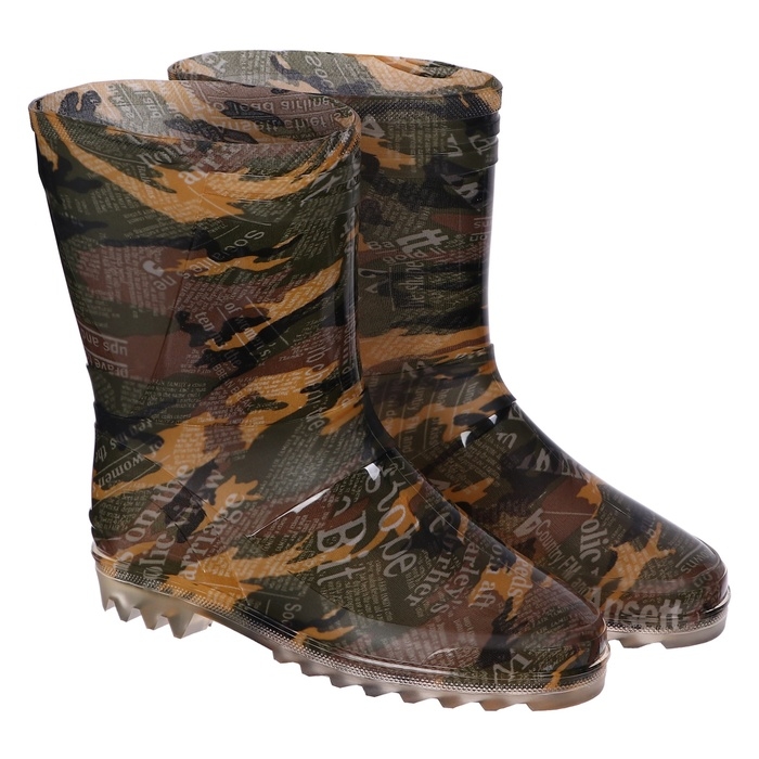 Сапоги мужские С-10Р, ПВХ, камуфляж МИКС, размер 39 (247)