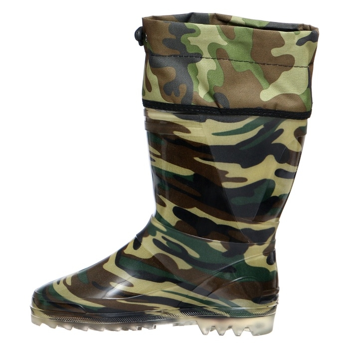 Сапоги мужские С-10РУМ, ПВХ, утепленные, камуфляж МИКС, размер 39 (247)