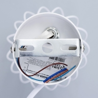 Бра с переключателем на проводе "Бьянка" Е14 40Вт белый 17х11х17см