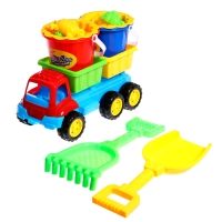 Набор для игры в песке «Грузовик», 10 предметов Набор для игры в песке «Грузовик», 10 предметов