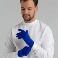 Перчатки Real Talk, синие, размер S/M