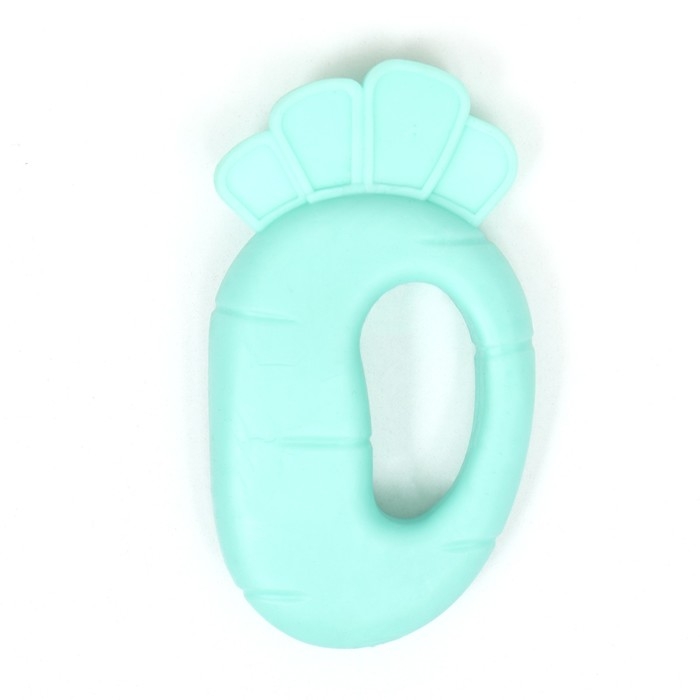 Игрушка для собак Игрушка для собак "Морковь", TPE, 10 см, зелёная