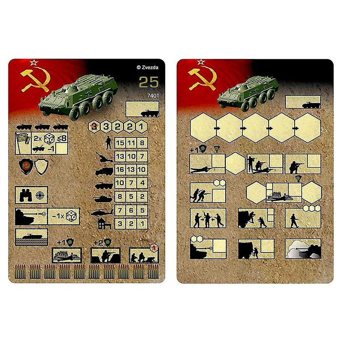 Сборная модель «Советский бронетранспортёр БТР-80» Звезда, 1/100, (7401) Сборная модель «Советский бронетранспортёр БТР-80» Звезда, 1/100, (7401)