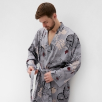 Халат домашний KAFTAN "Дракон", р.52-54. серый Халат домашний KAFTAN "Дракон", р.52-54. серый