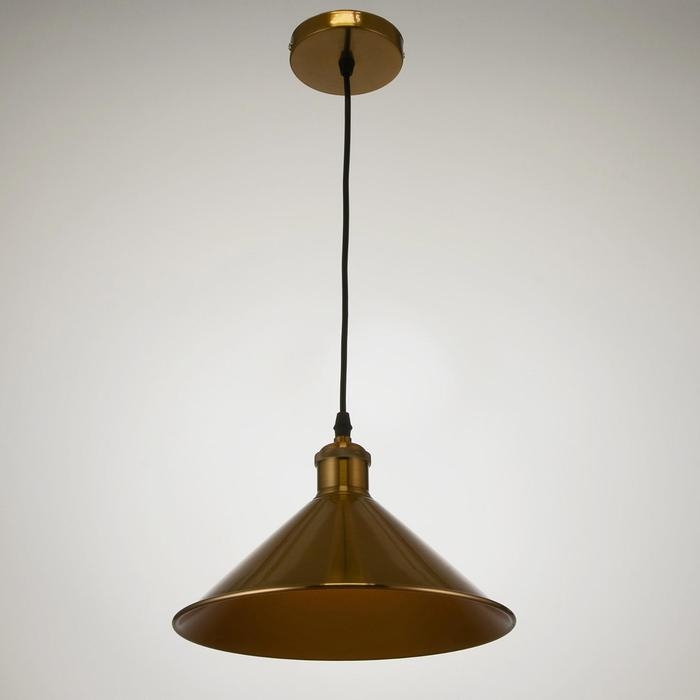 Светильник BayerLux 1240/1 E27 40Вт золото 26х26х15,5-115,5 см